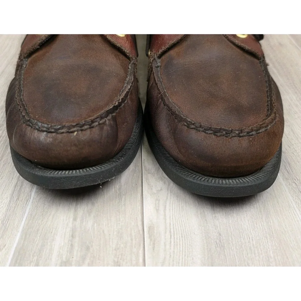 Sperry Top-Sider Authentic Original 2 Eye Brown Lace Up Boat Shoes Mens 11.5M